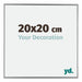 Evry Plastic Photo Frame 20x20cm Silver Front Size | Yourdecoration.com