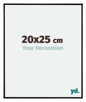 Evry Plastic Photo Frame 20x25cm Black Matt Front Size | Yourdecoration.com