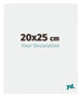 Evry Plastic Photo Frame 20x25cm White High Gloss Front Size | Yourdecoration.com