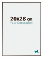 Evry Plastic Photo Frame 20x28cm Anthracite Front Size | Yourdecoration.com