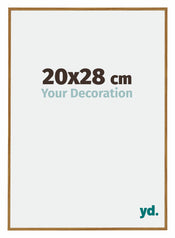 Evry Plastic Photo Frame 20x28cm Beech Light Front Size | Yourdecoration.com