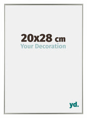 Evry Plastic Photo Frame 20x28cm Champagne Front Size | Yourdecoration.com