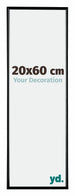 Evry Plastic Photo Frame 20x60cm Black High Gloss Front Size | Yourdecoration.com