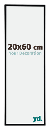 Evry Plastic Photo Frame 20x60cm Black Matt Front Size_ | Yourdecoration.com