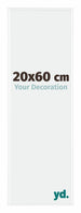 Evry Plastic Photo Frame 20x60cm White High Gloss Front Size | Yourdecoration.com