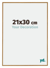 Evry Plastic Photo Frame 21x30cm Beech Light Front Size | Yourdecoration.com