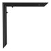 Evry Plastic Photo Frame 25x75cm Black Matt Detail Corner | Yourdecoration.com