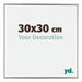 Evry Plastic Photo Frame 30x30cm Champagne Front Size | Yourdecoration.com