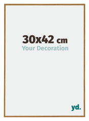 Evry Plastic Photo Frame 30x42cm Beech Light Front Size | Yourdecoration.com