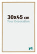 Evry Plastic Photo Frame 30x45cm Beech Light Front Size | Yourdecoration.com