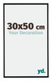 Evry Plastic Photo Frame 30x50cm Black Matt Front Size | Yourdecoration.com