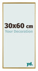 Evry Plastic Photo Frame 30x60cm Gold Front Size | Yourdecoration.nl