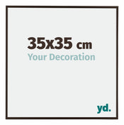 Evry Plastic Photo Frame 35x35cm Anthracite Front Size | Yourdecoration.com