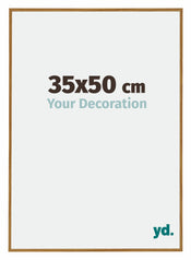 Evry Plastic Photo Frame 35x50cm Beech Light Front Size | Yourdecoration.com