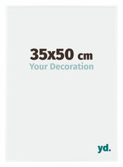 Evry Plastic Photo Frame 35x50cm White High Gloss Front Size | Yourdecoration.com