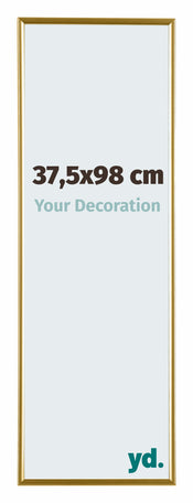 Evry Plastic Photo Frame 37 5x98cm Gold Front Size | Yourdecoration.com