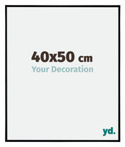 Evry Plastic Photo Frame 40x50cm Black Matt Front Size | Yourdecoration.com