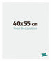 Evry Plastic Photo Frame 40x55cm White High Gloss Front Size | Yourdecoration.com