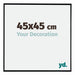 Evry Plastic Photo Frame 45x45cm Black High Gloss Front Size | Yourdecoration.com