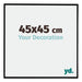 Evry Plastic Photo Frame 45x45cm Black Matt Front Size | Yourdecoration.com