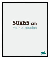 Evry Plastic Photo Frame 50x65cm Black High Gloss Front Size | Yourdecoration.com