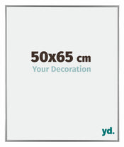 Evry Plastic Photo Frame 50x65cm Silver Front Size | Yourdecoration.com