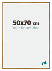 Evry Plastic Photo Frame 50x70cm Beech Light Front Size | Yourdecoration.com