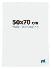 Evry Plastic Photo Frame 50x70cm White High Gloss Front Size | Yourdecoration.com