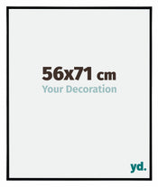 Evry Plastic Photo Frame 56x71cm Black Matt Front Size | Yourdecoration.com