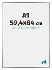 Evry Plastic Photo Frame 59 4x84cm A1 Champagne Front Size | Yourdecoration.com