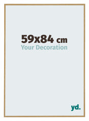 Evry Plastic Photo Frame 59x84cm Beech Light Front Size | Yourdecoration.com