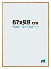 Evry Plastic Photo Frame 67x98cm Beech Light Front Size | Yourdecoration.com