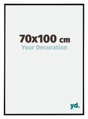 Evry Plastic Photo Frame 70x100cm Black Matt Front Size | Yourdecoration.com