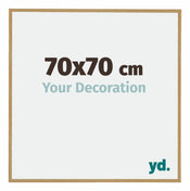 Evry Plastic Photo Frame 70x70cm Beech Light Front Size | Yourdecoration.com