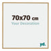 Evry Plastic Photo Frame 70x70cm Beech Light Front Size | Yourdecoration.com