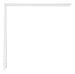 Evry Plastic Photo Frame White High Gloss Detail Corner | Yourdecoration.com