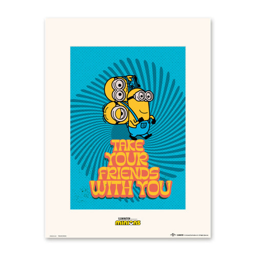 Grupo Erik P30X40cm0444 Print 30X40 cm Minions Take Your Friends With You | Yourdecoration.com