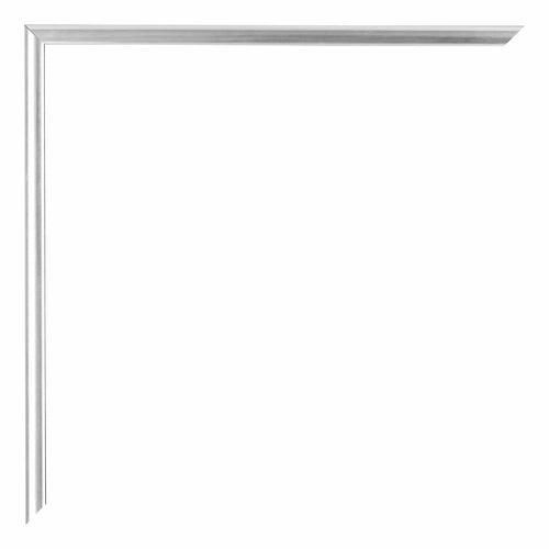 Kent Aluminium Photo Frame 20x20cm Silver High Gloss Detail Corner | Yourdecoration.com