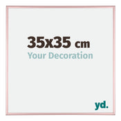 Kent Aluminium Photo Frame 35x35cm Copper Front Size | Yourdecoration.com