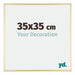 Kent Aluminium Photo Frame 35x35cm Gold Front Size | Yourdecoration.com