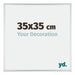 Kent Aluminium Photo Frame 35x35cm Silver High Gloss Front Size | Yourdecoration.com