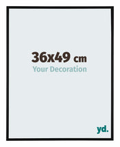Kent Aluminium Photo Frame 36x49cm Black Matte Front Size | Yourdecoration.com