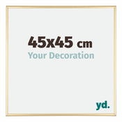 Kent Aluminium Photo Frame 45x45cm Gold Front Size | Yourdecoration.com