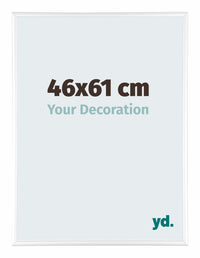 Kent Aluminium Photo Frame 46x61cm White High Gloss Front Size | Yourdecoration.com