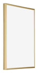 Kent Aluminium Photo Frame 75x100cm Gold Front Oblique | Yourdecoration.com