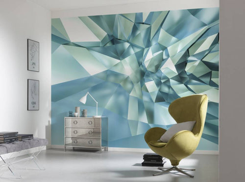 Komar 3D Crystal Cave Wall Mural 368x254cm | Yourdecoration.com