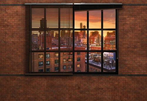 Komar Brooklyn Brick Wall Mural 368x254cm | Yourdecoration.com