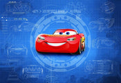 Komar Cars 3 Blueprint Wall Mural 368x254cm | Yourdecoration.com