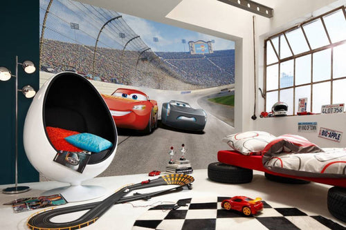 Komar Cars 3 Curve Wall Mural 368x254cm | Yourdecoration.com