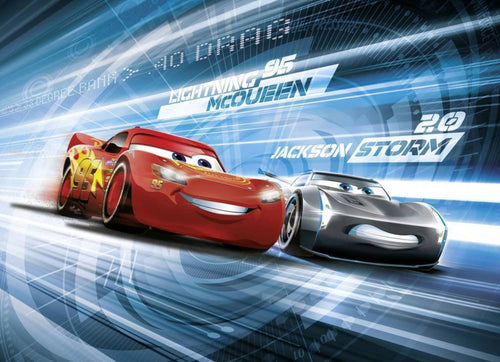 Komar Cars 3 Simulation Wall Mural 254x184cm | Yourdecoration.com